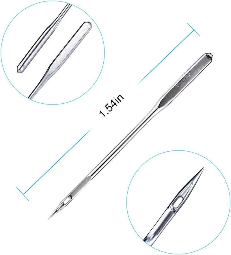 kidoom Sewing Machine Needles, 20 PCS Universal Sewing Machine Needle, Compatible with Singer, Brother, Janome, Varmax, Size HAX1 75/11, 90/14 - Image 3